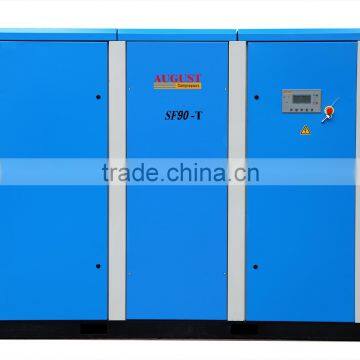 SF90-TA 90KW/122HP 7 BAR AUGUST variable frequency air cooled screw air compressor inverter