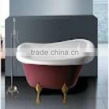 Classial luxury enamel cast iron bathtub