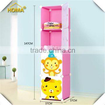 Yiwu assemble plastic portable folding baby wardrobe