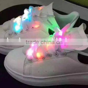 2016 Fashionable LED Light up Shoe Laces Colorful Shining Dancing Shoe Laces for Wholesale photo-3