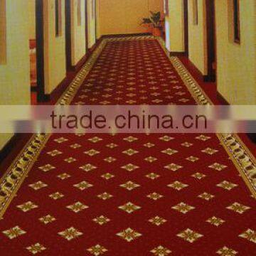 diamond small golden amazing floral pattern red wilton carpet 2meter width corridor