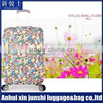 Hot Selling Thick Material Spandex & Polyester Luggage Waterproof Cover Protectable Suitcase Cover