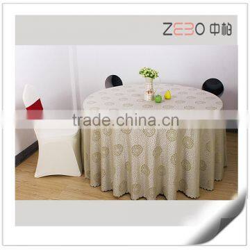 High Grade Jacquard Fabric Colorful Stain Resistant Polyester Tablecloth