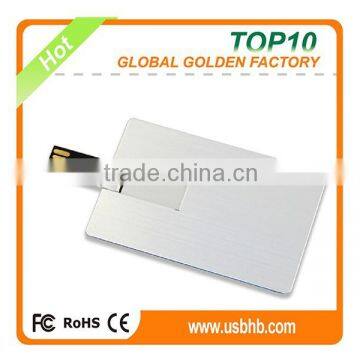 Private customized logo bulk plastic business card usb 8GB