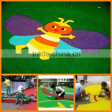 Hot Sale Colored EPDM Granules, EPDM Rubber Granules for Sports Playground Surface-FN-A-16081501 photo-4