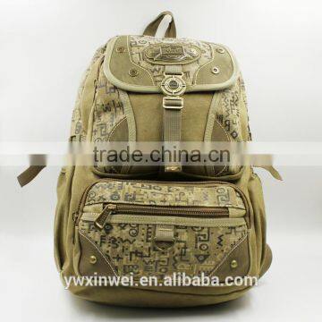 Fashion style canvas backpack,2016 the latest design of canvas backpack                        
                                                Quality Choice