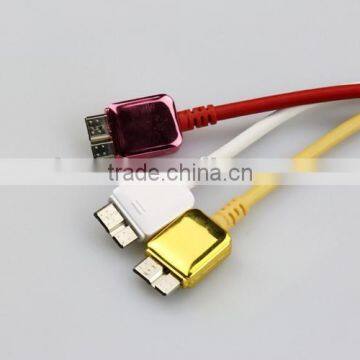 Micro usb cable for samsung galaxy S5 charging and sync data cable multicolor optional