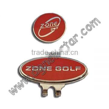 Enamel golf ball markers