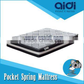 100% Polyurethane Visco Memory Foam Queen Coil Pocket Spring Mattress