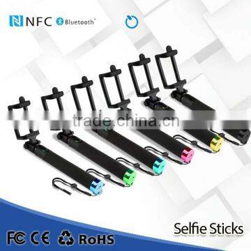 2015 new extendable monopod wireless bluetooth foldable selfie stick logo dropship on amazon for iphone stick self