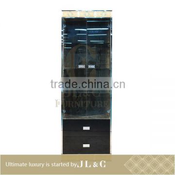 JH14-52 wine cabinet with solid wood in living room from JL&C luxury home furniture lastest designs 2014 (China supplier)