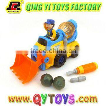 Battery operated construction truck toy