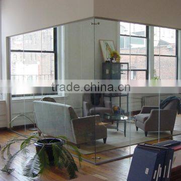 Toughened Glass Office Partition Wall YG-P41