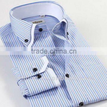 Latest Design Long Sleeve 100% Cotton Casual Style Fashion Men's Dress Shirt photo-3