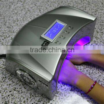 2016 the most popular style 66W high-power uv led nail lamp; 100-240V auto-induction nail dryer lamp