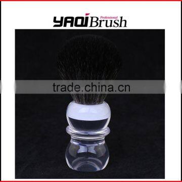 Clear Acrylic Handle Custom Shaving Brush