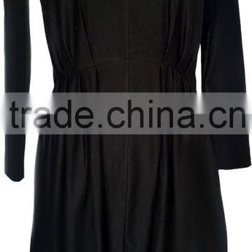 V neck Maternity dress with long sleeves