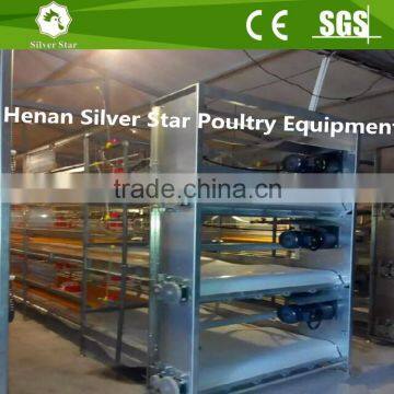 2016 A type or H type design poultry chicken cage for broilers