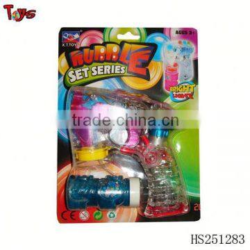 Hot selling flashing bubble gun