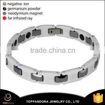 Unisex Tungsten Steel Bracelet With Energy Magnetic Hematite Bracelet for Mens Womens and Lovers photo-3