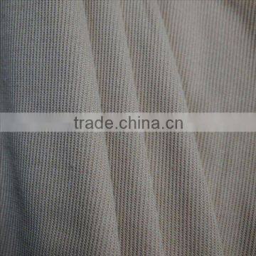 Cotton Fabric Poly Core Yarn French Rib Textile Fabric