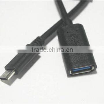 USB 3.1 Type-C Cable - C Male to A Female - 3.3 Ft - SuperSpeed+ 3A 5Gbps