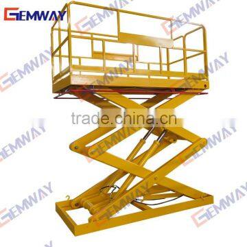 1ton China electric high capacity stationary scissor lift price