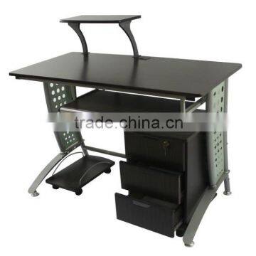GX-806 Wooden Office Table With Lock Drawer photo-3