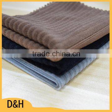 small MOQ 96% polyester 4% spandex 4 way stretch corduroy fabric textile supplier