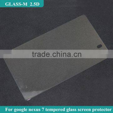 For google nexus 7 tablet accessory tempered glass screen protector sheet