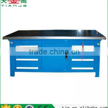 TJG High Quality Widely Used Vise Furniture Drawer Workbench With Steel Top photo-6