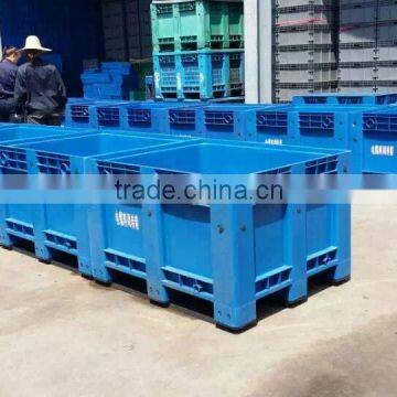 HDPE Recyclable Moving Plastic Pallet Box With Wheels photo-4