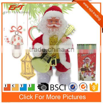 Kids toy electric christmas man santa with music