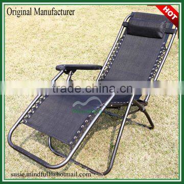 USA Market Outside Deck Chair/Wholesale Folding Deck Chair Dia22mm Steel Tube