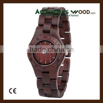 round well watch retro cheap wooden watches in bulk