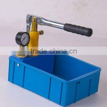 Aluminum pump body hand test pump,plastic tank