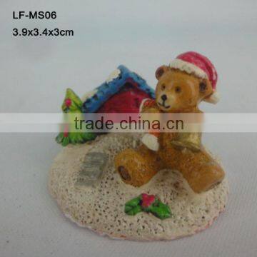 Mini Garden Figure Snowman Christmas Decor photo-3