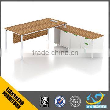 2016 office furniture office table High quality high price with side return