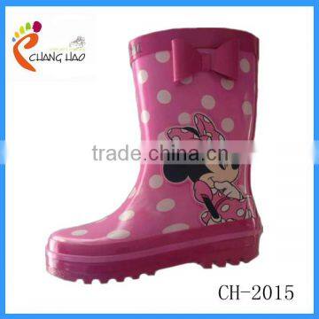 Girls Cute Printed Gumboots