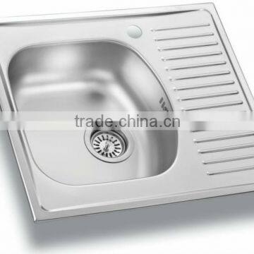 58x51 Stainless Steel Kitchen Sink (DE105)