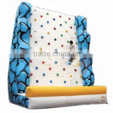 blue rock Inflatable rock climbing wall Inflatable games