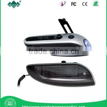 Crank Handle Torch With FM Radio , Power bank