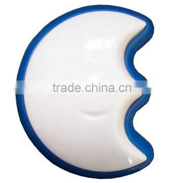 Moon Shape Push Night Lamp Bedroom Touch Night Lamp photo-2