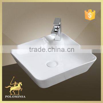 Ceramic square wash basin sink with high quality made in China