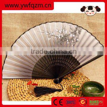 Custom pattern personal foldable wooden fan