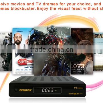 Promotional Satellite TV wifi adapter DVB-S/S2 DVB-T/T2 HD set top box Support Porn Youtube IPTV Cccam GPRS 3G USB WIFI