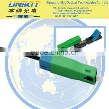 SC APC fiber optical field splice connector