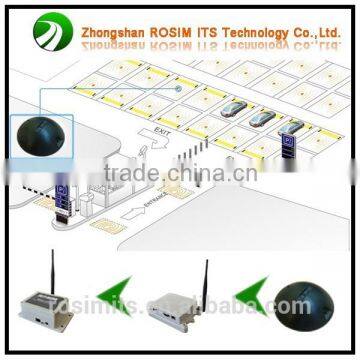 Hottest sale wireless ultrasonic parking space detector for outdoor parking guidance system