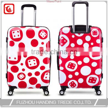 Best Cute Girl Cheap Roll Luggage , Classic Decoration Suitcase