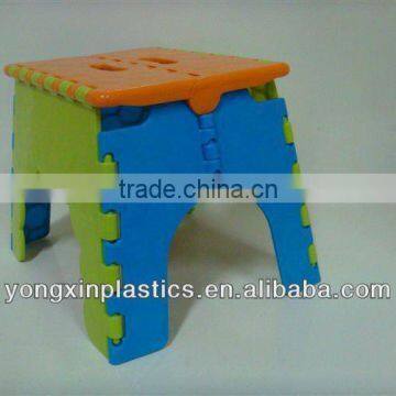 clear plastic foldable children folding stools